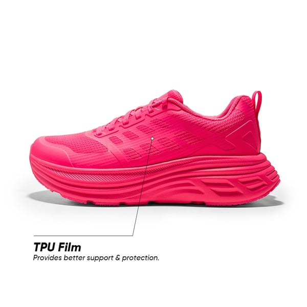 [ActiveFloat] Women's Comfortable Athletic Sneakers - HOT PINK - 4